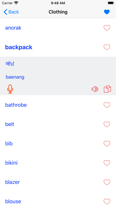 Learn Korean Offline Travel Screenshot