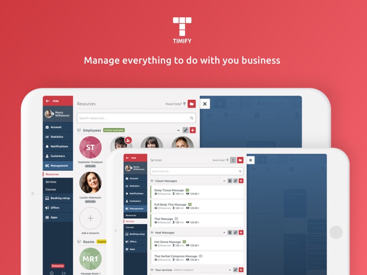TIMIFY tablet screenshot-5