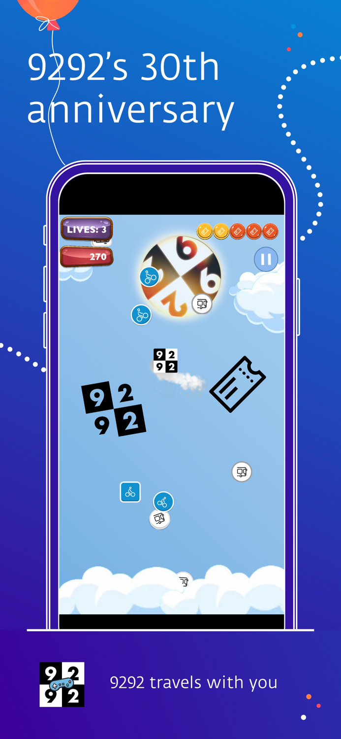 9292 The Game - Travel game