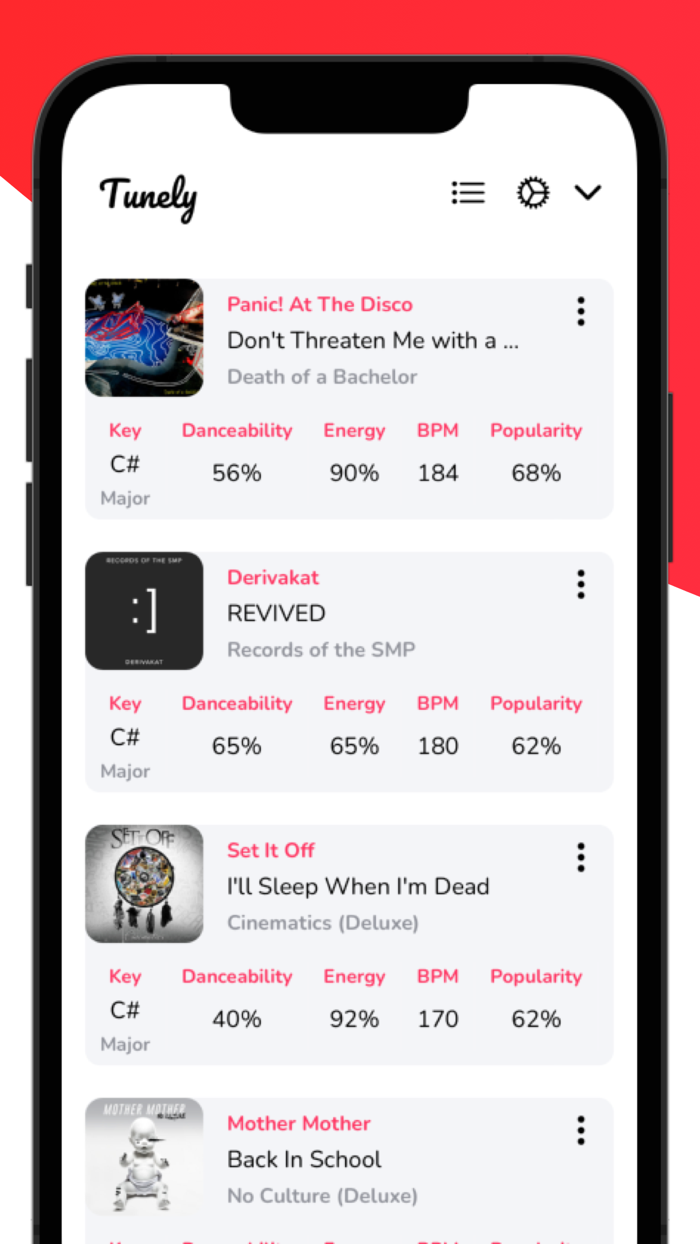 Tunely – Song and Music Finder
