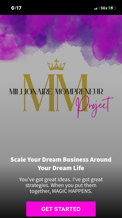 Millionaire Mompreneur Project Screenshot