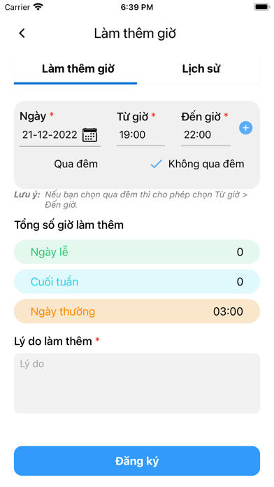 Chấm công online Screenshot
