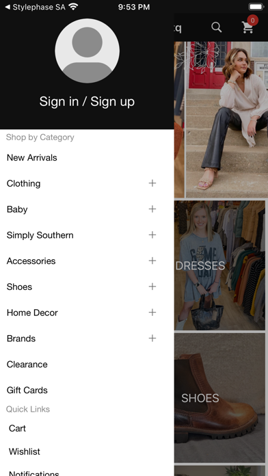 Perfectly Posh Boutique Screenshot