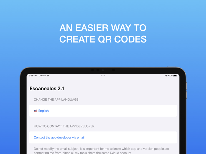 Escanealos Create Any QR Code