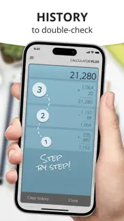 calculator plus with history iphone screenshot 4