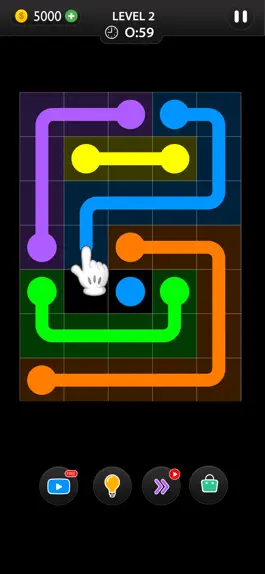 Game screenshot Dot Knot - Line & Color Puzzle mod apk