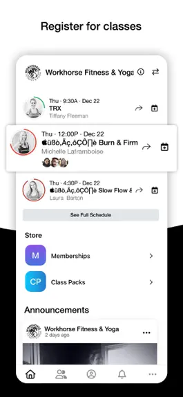Game screenshot Workhorse Fitness & Yoga apk