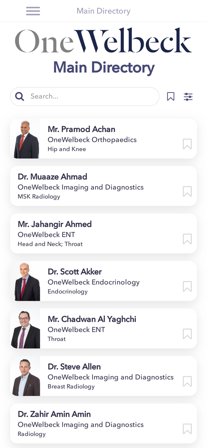 OneWelbeck Directory