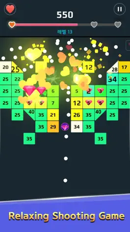 Game screenshot Brick Breaker Love mod apk