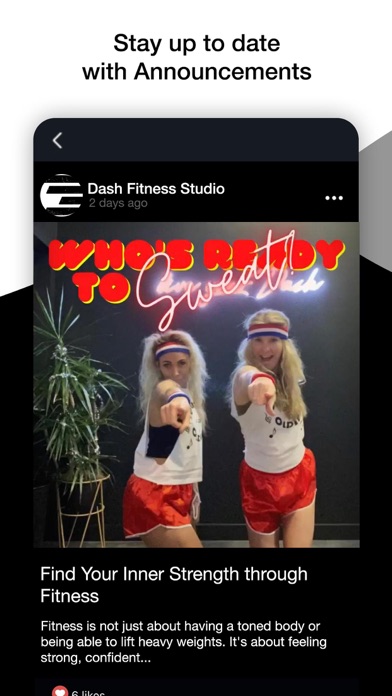 DASH-Fitness Screenshot