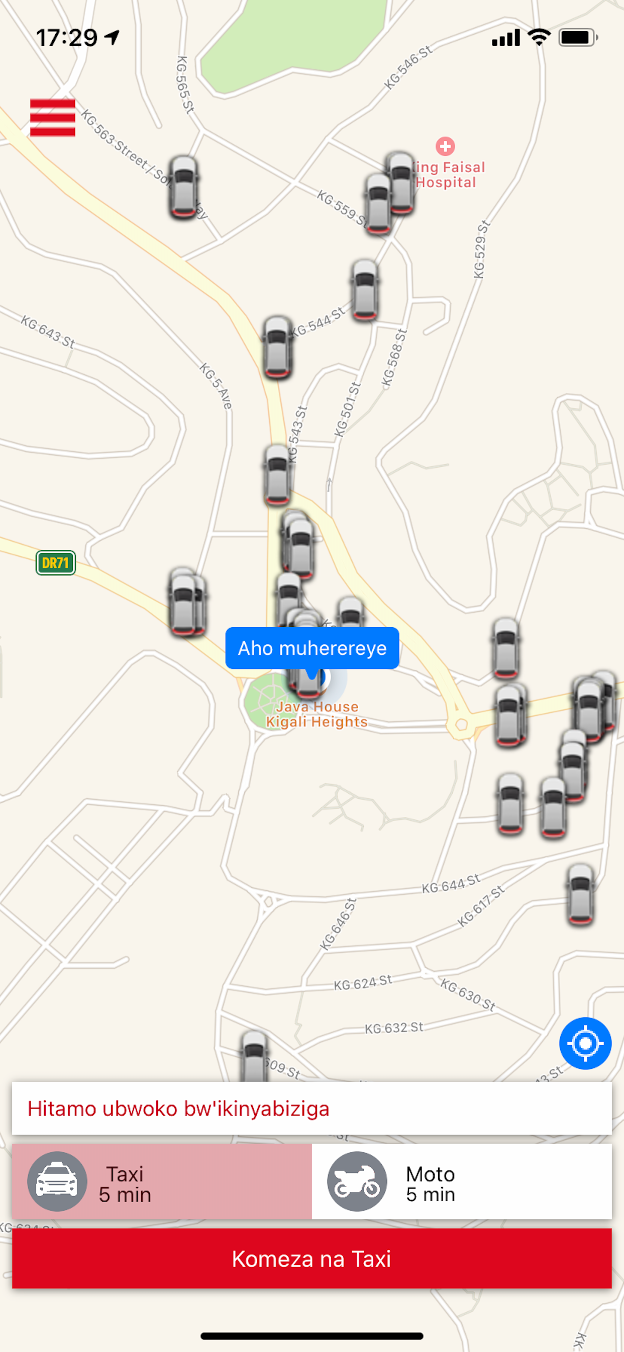 YEGO Rwanda - Ride Hailing