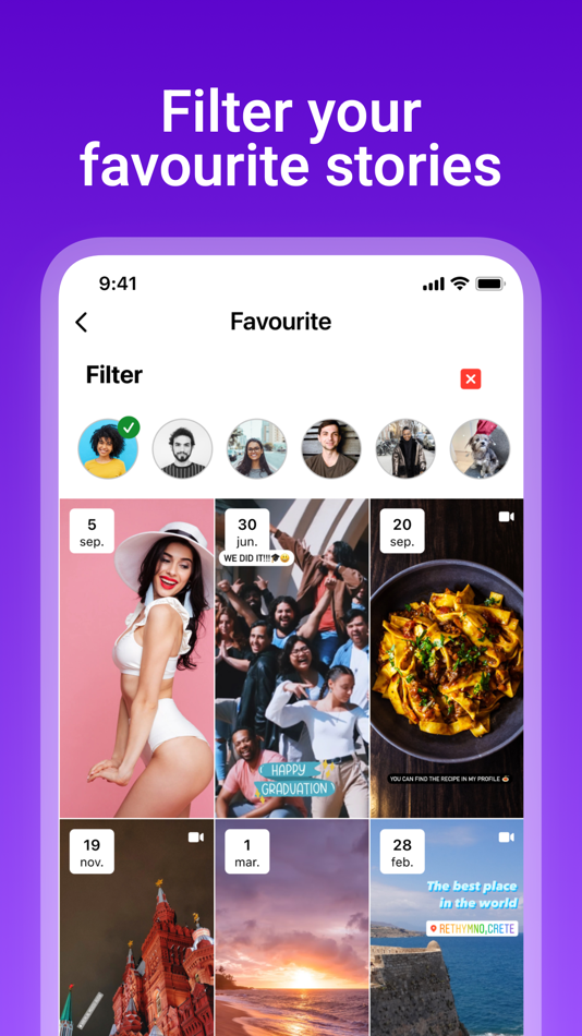 #4. Instory: Story saver, viewer (iOS) Podle: Laura Zagaeva