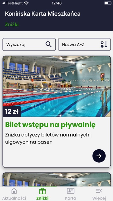 Konińska Karta Mieszkańca Screenshot