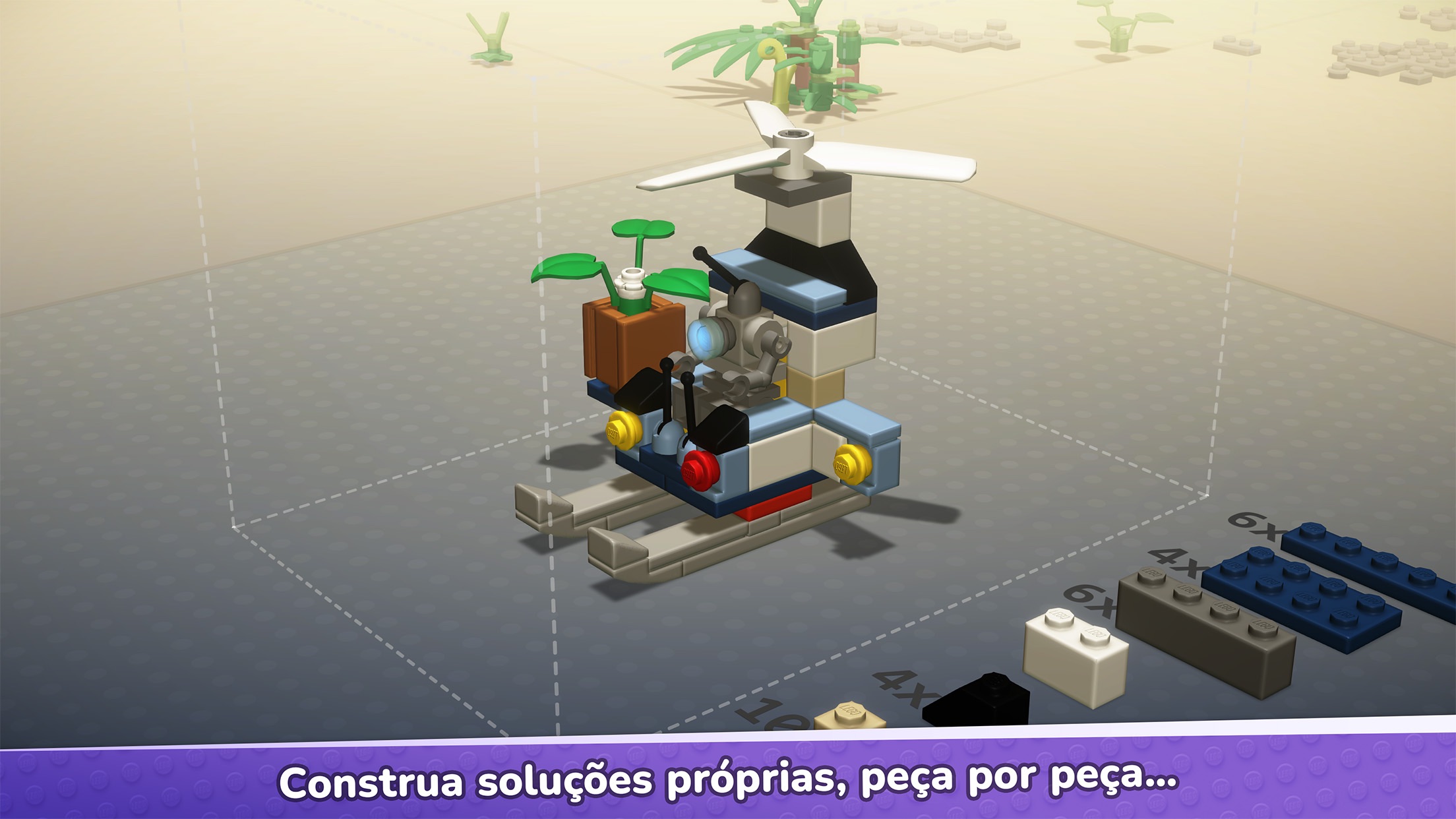 Screenshot do app LEGO® Bricktales