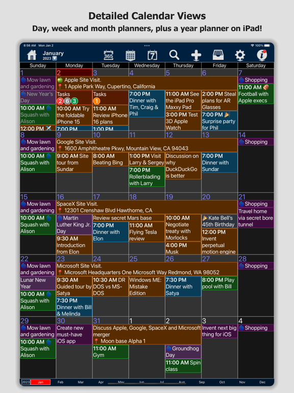 Screenshot #2 for Calendar Widget & Planner