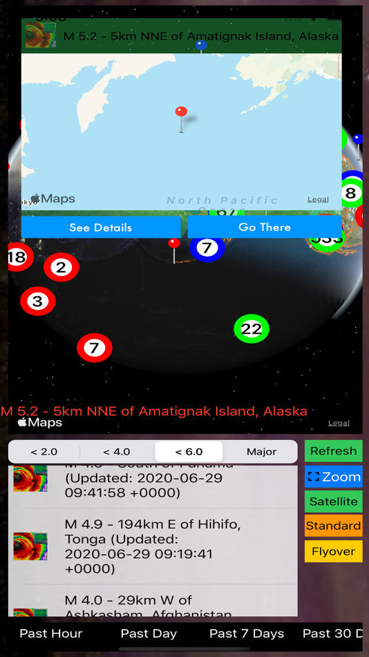 #10. Instant USGS Earthquake Pro (macOS) 由: Jufen Chang