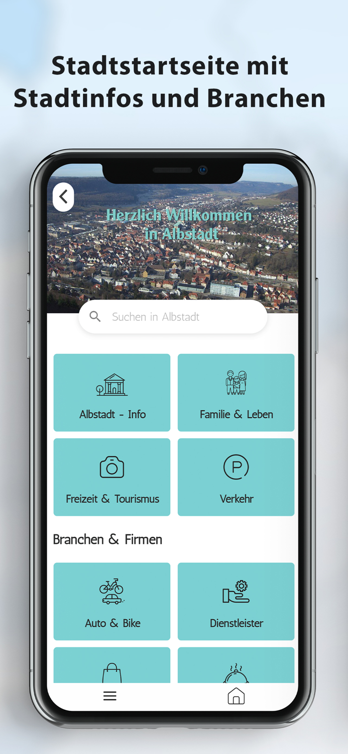 Region in der Tasche