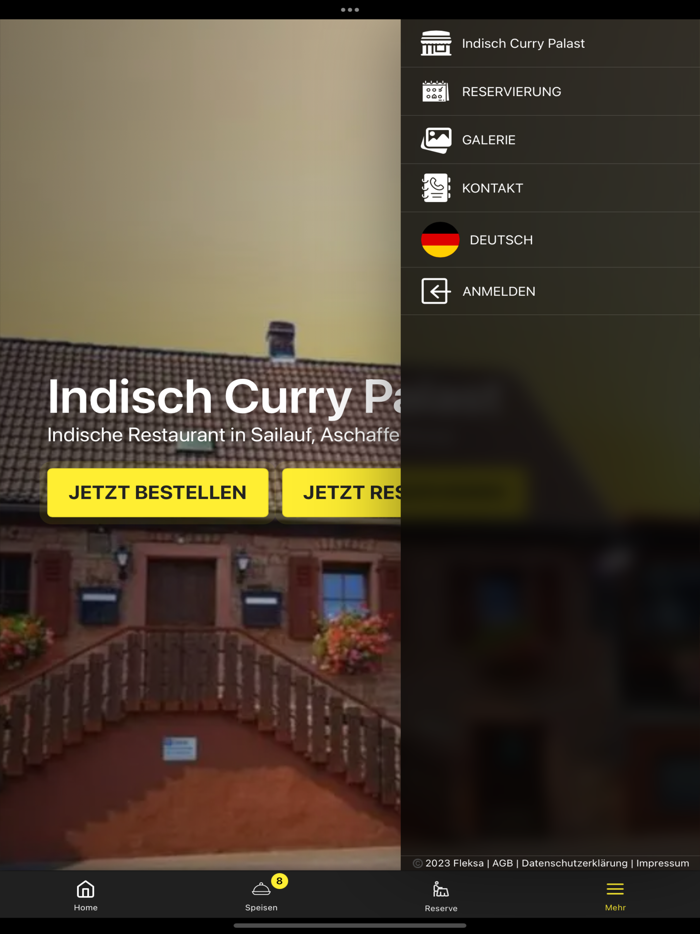 Indisch Curry Palast