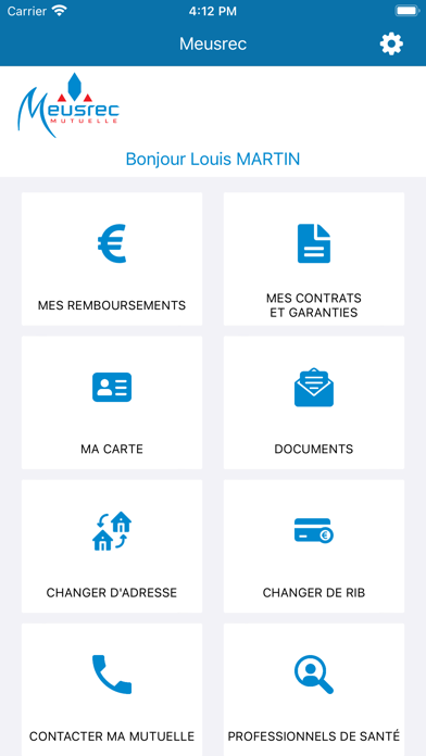 Ma mutuelle Meusrec Screenshot