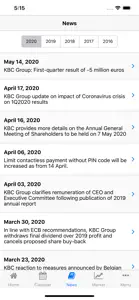 KBC Investor Relations screenshot #3 for iPhone