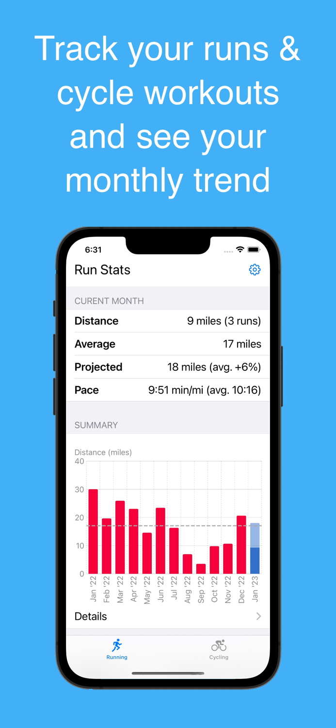 Run and Cycle Stats