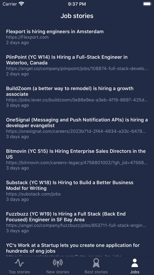 #3. HN Reader - YC Reader (iOS) 由: Truong Luu