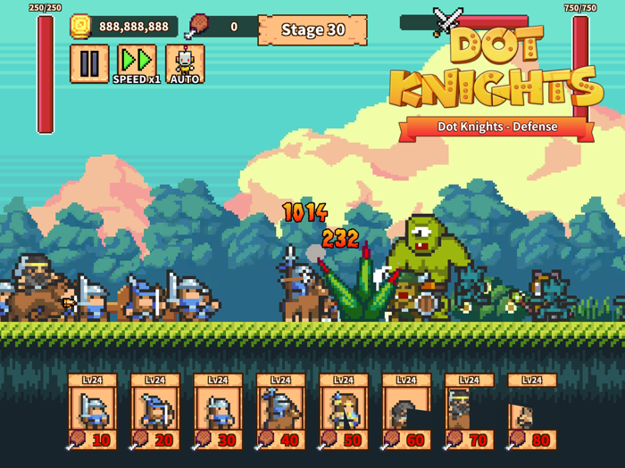 Dot Knights - Defense