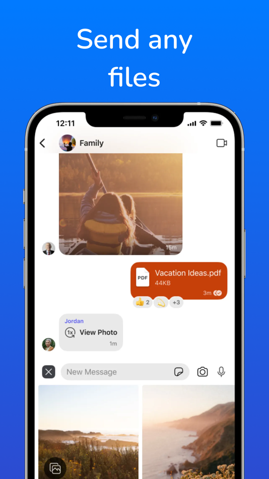#2. Link Messenger stories, calls (iOS) Podle: Link Messenger