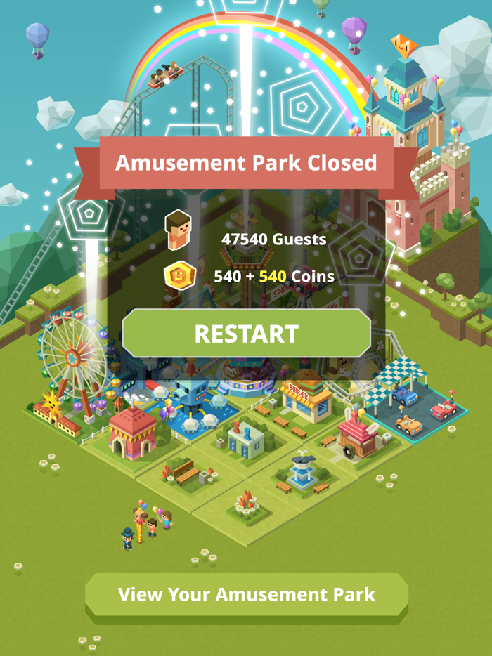 Merge Tycoon 2048 Theme Park
