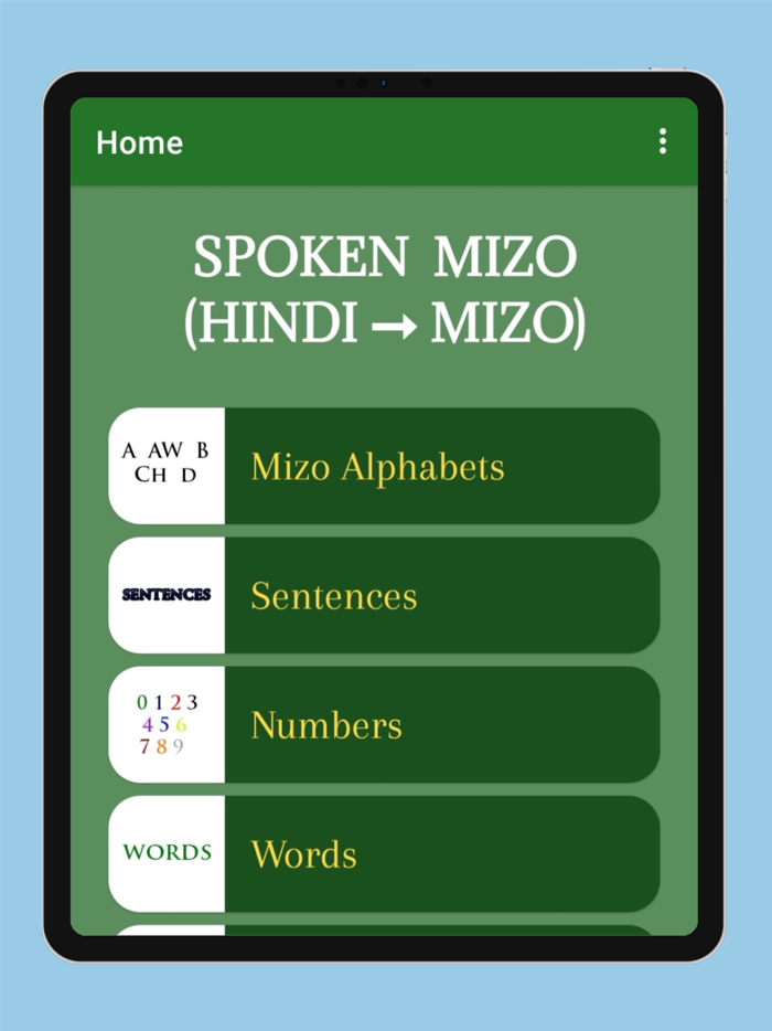 Spoken Mizo Hindi to Mizo