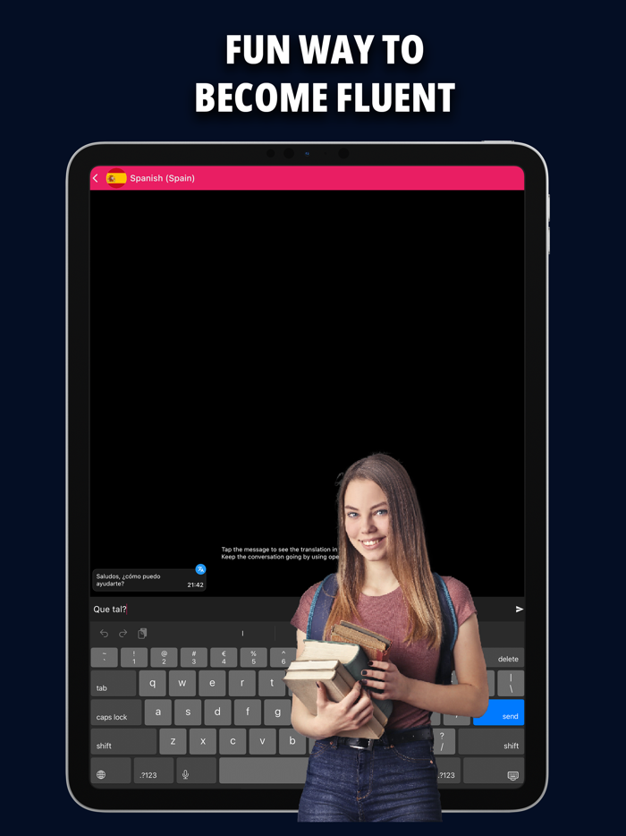 Practice languages learning AI