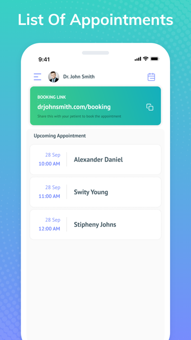 Doctor - AppoBook Screenshot