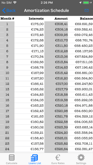 Easy Mortgage Screenshot