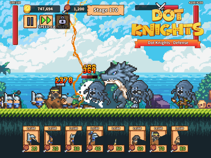 Dot Knights - Defense