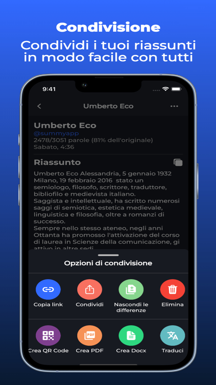 Summy - Summarize your texts