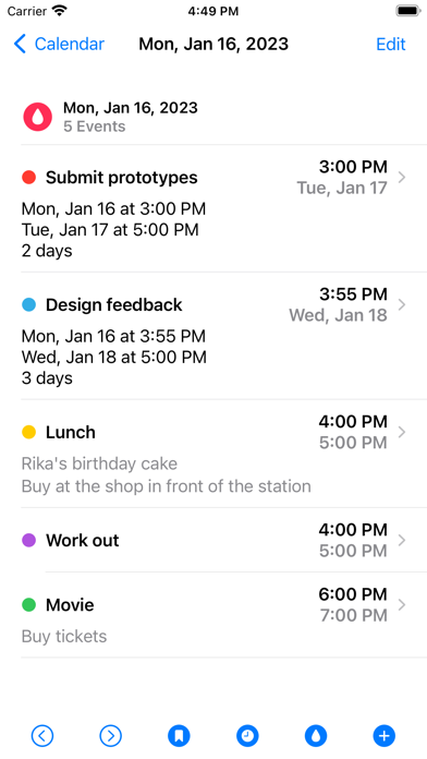 Calendar Widget - Schedule App Screenshot