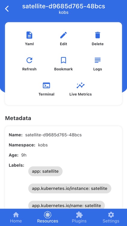 kubenav - Kubernetes Dashboard
