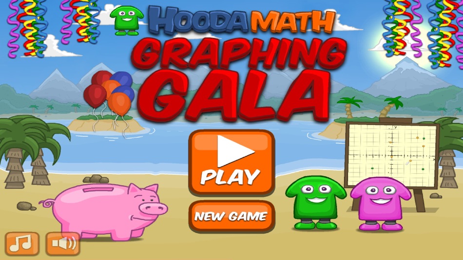 #1. Graphing Gala (iOS) By: Hooda Math