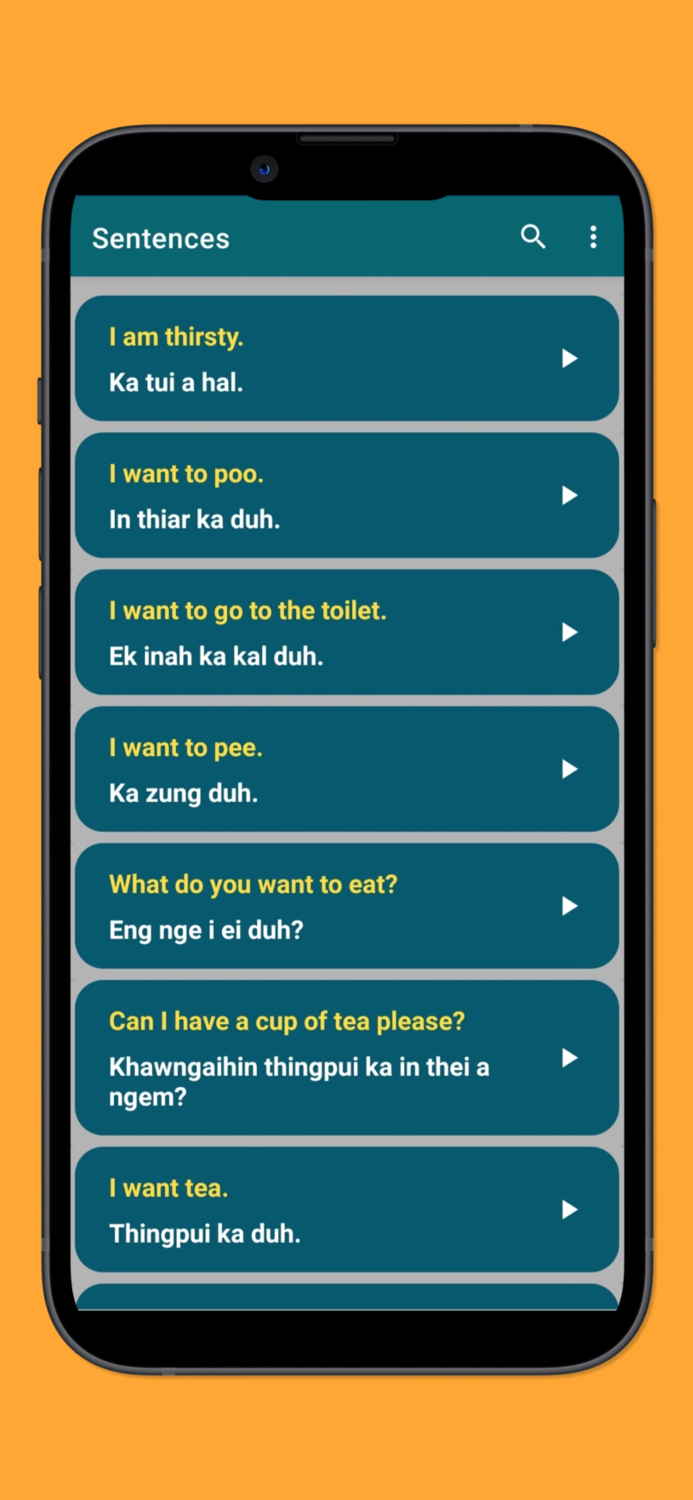 Spoken Mizo English to Mizo