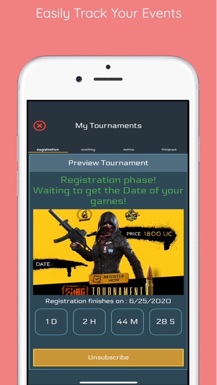 Tournament Organizer for PUBGM