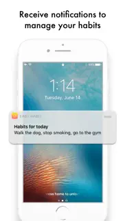 easy habit - goals reminder iphone screenshot 1