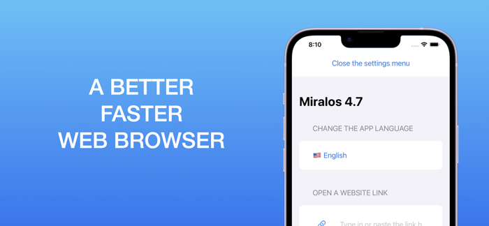 Miralos Very Fast Web Browser
