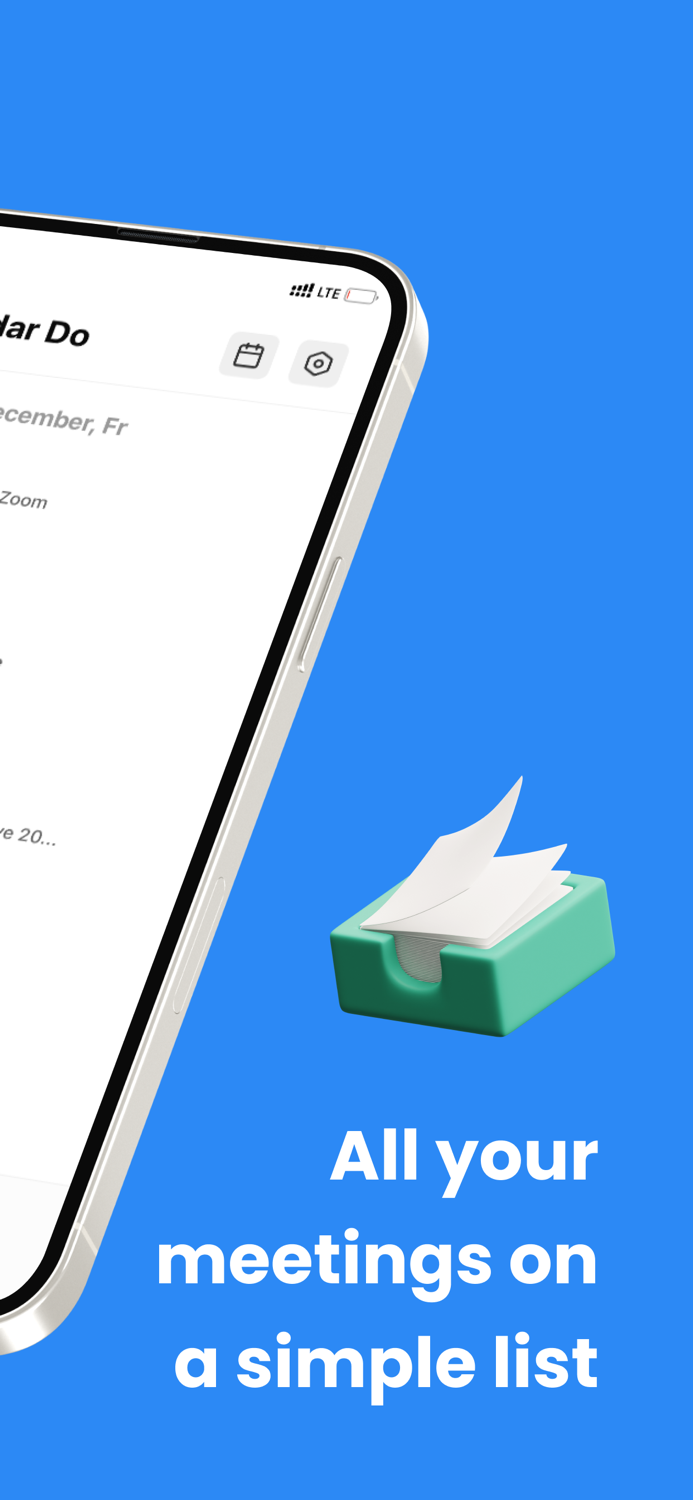 Calendar Do. Planner for meets