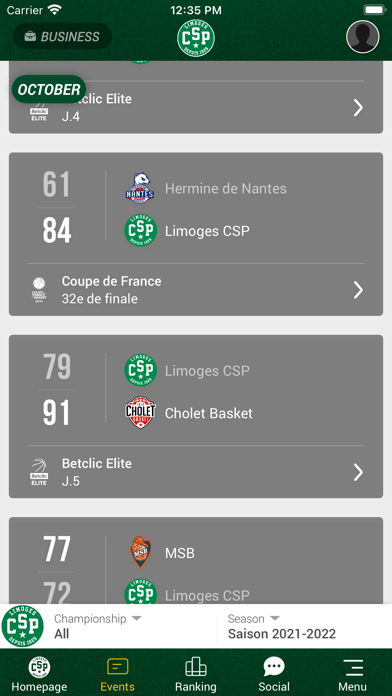 Limoges CSP screenshot 2