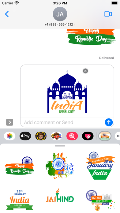 Screenshot #2 pour Republic Day India - WASticker