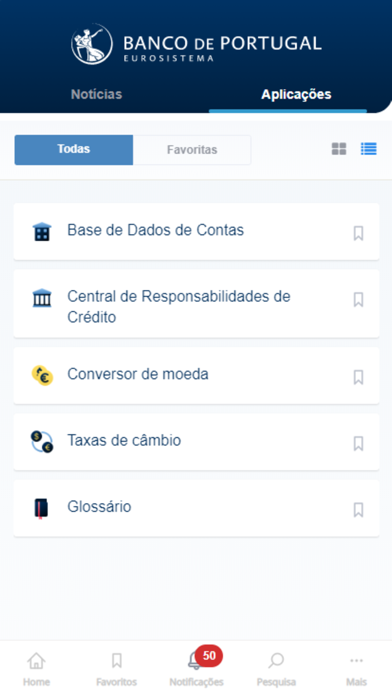 Banco de Portugal Screenshot