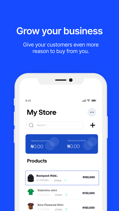 Odiopay Seller App Screenshot