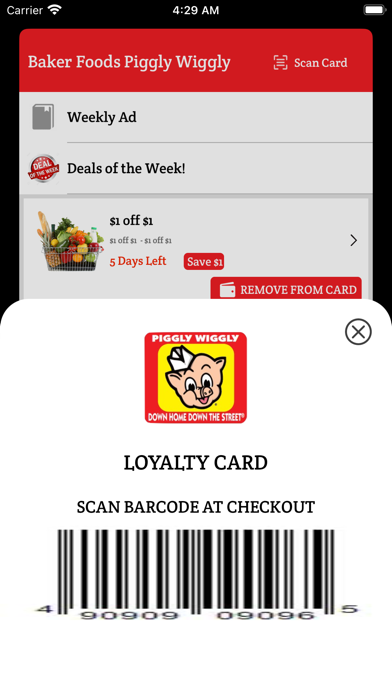 Baker Foods Piggly Wiggly Screenshot