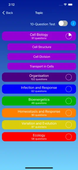 Game screenshot BioQuiz - AQA GCSE Biology apk