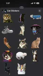 cat sticker pack for messages iphone screenshot 3